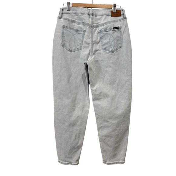 Calvin Klein Women's Light Blue High Rise Mom Denim Jeans 30 / Inseam 27in - Picture 16 of 17